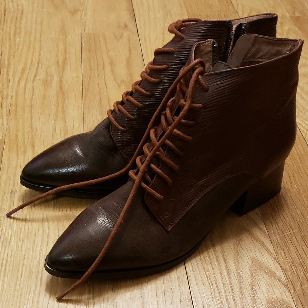 Brown booties